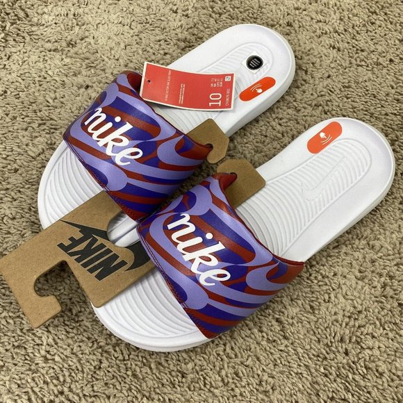 Nike Victori One JDI Slides Women's Size 10 Sandals CN9676-601 Cinna/White - NEW - Picture 9 of 15